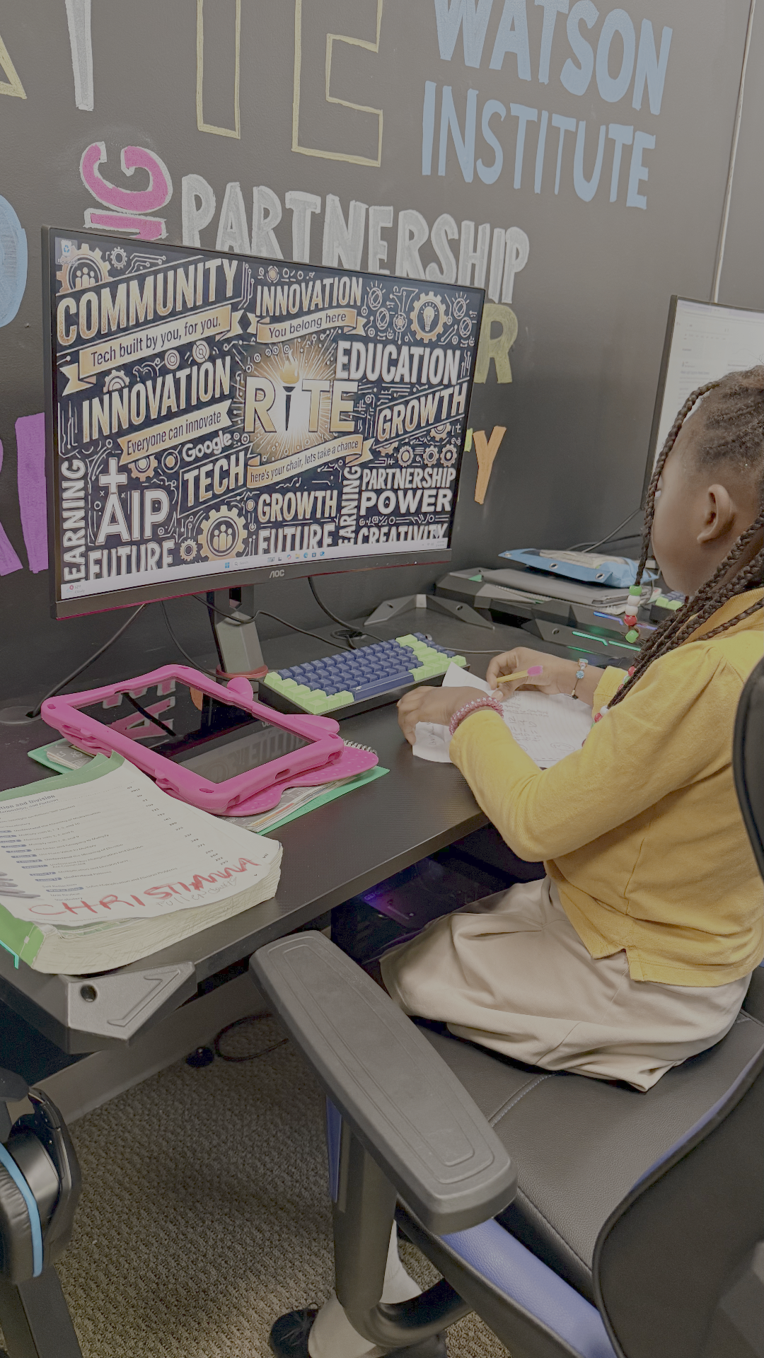 Student at the Douglasville Community Innovation Center